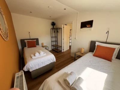 Slaapkamer vakantiewoning Den Beverdonck te Kalmthout